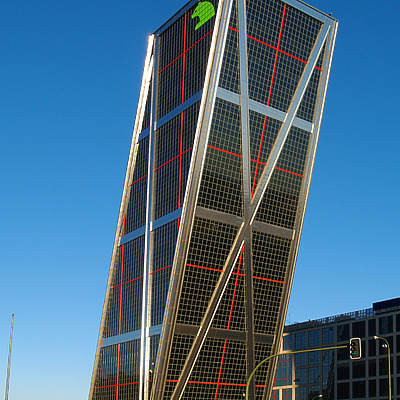 Puerta de Europa I by Cesar Serrano