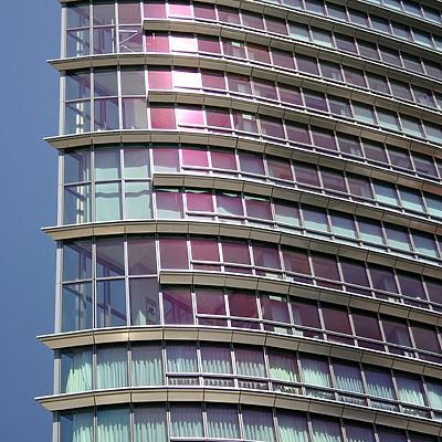 No.1 West India Quay by Tristram Compton
