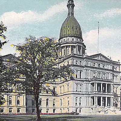 Michigan State Capitol by United States Public Domain