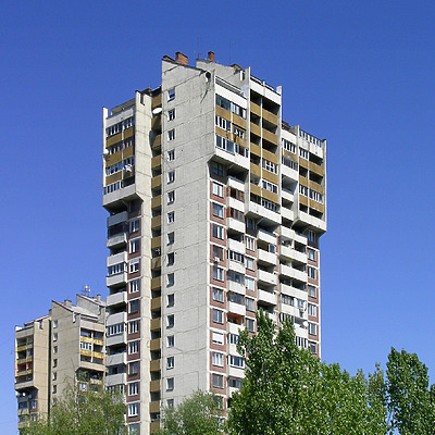 Mladost 1, Block 1V by Kaloian