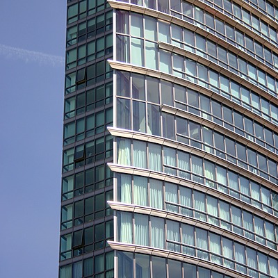 No.1 West India Quay by Tristram Compton