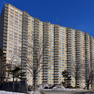 Mediterranean Towers West by John W. Cahill