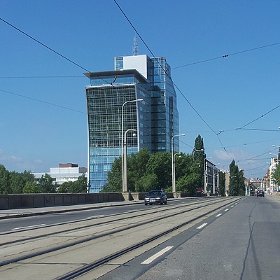 Lighthouse Vltava Waterfront Towers by Florian Barbier