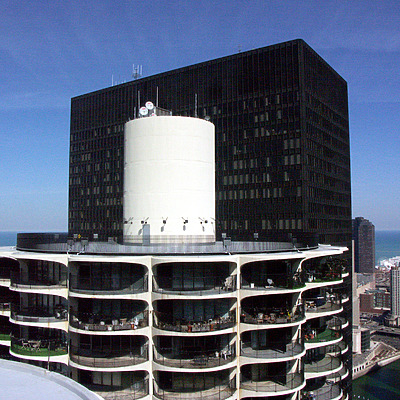 Marina City I by Marshall Gerometta