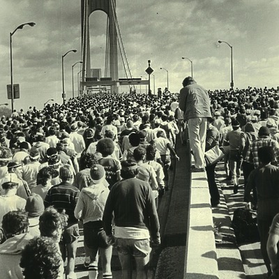 Verrazano-Narrows Bridge by Staten Island Advance