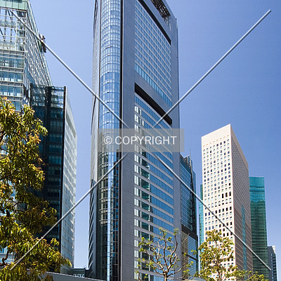 Shiodome Media Tower by Serdica