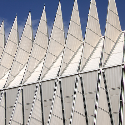 United States Air Force Academy Cadet Chapel by Daniel Kieckhefer