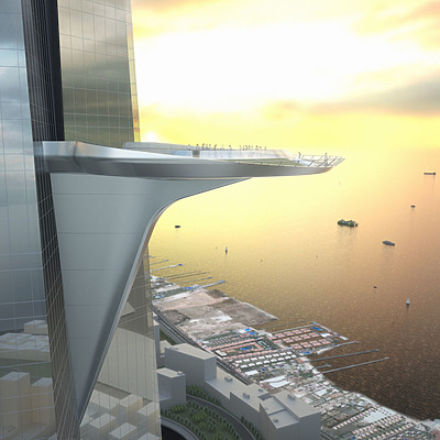 Jeddah Tower by Adrian Smith + Gordon Gill Architecture LLP