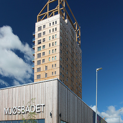 Mjøstårnet by Kjetil Balog