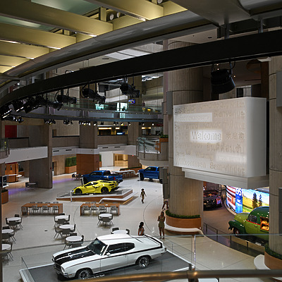 Detroit Marriott at the Renaissance Center by John W. Cahill