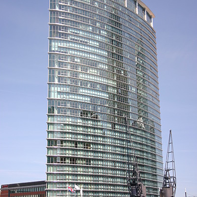 No.1 West India Quay by Tristram Compton