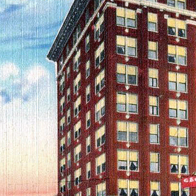 Bank of America Building by Asheville Post Card Co.