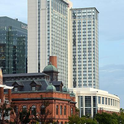 Baltimore Marriott Waterfront Hotel by John W. Cahill