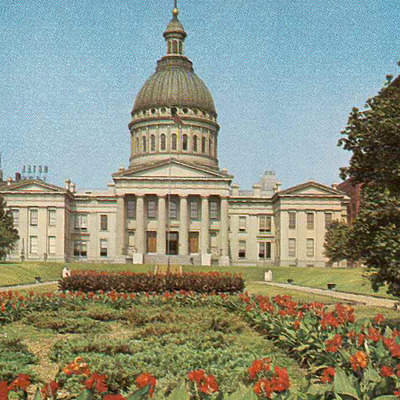 Old Courthouse by St. Louis Color Postcard Company