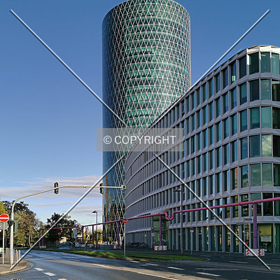 Westhafen Tower by Nephilim