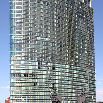 No.1 West India Quay by Tristram Compton