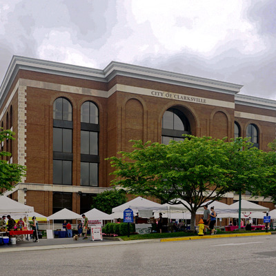 Clarksville City Hall by Ryan Hildebrand