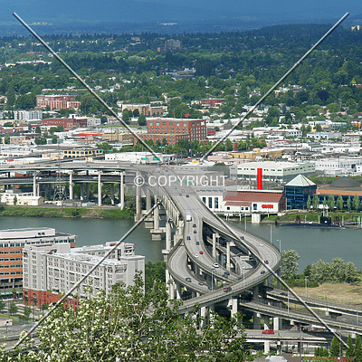 Marquam Bridge by Serdica