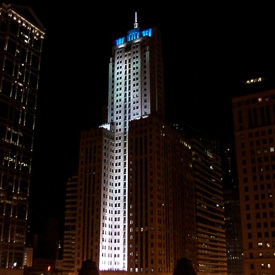 LaSalle-Wacker Building by Daniel Kieckhefer