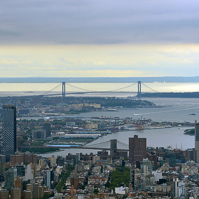 Verrazano-Narrows Bridge by John W. Cahill