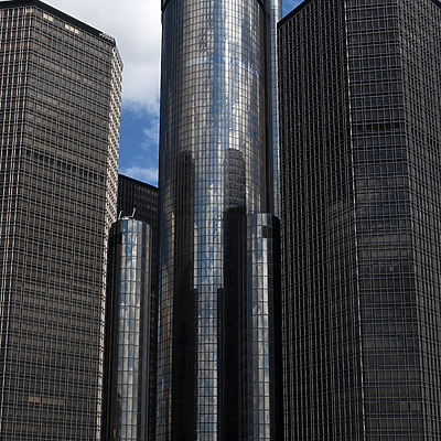 Detroit Marriott at the Renaissance Center by John W. Cahill