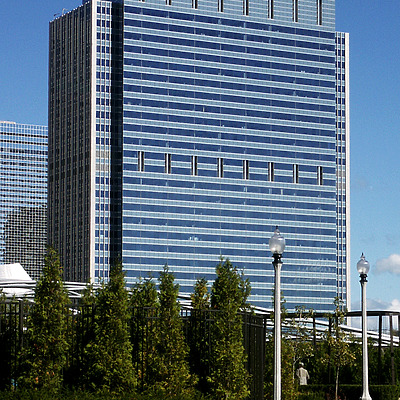 Blue Cross-Blue Shield Tower by Daniel Kieckhefer