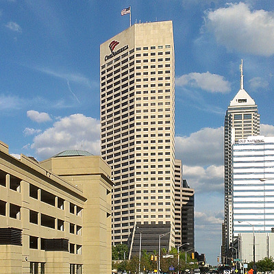 OneAmerica Tower by Ryan Hildebrand