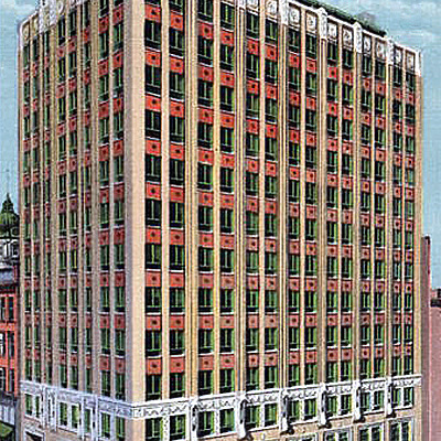 State Farm Downtown Building by Curt Teich & Co.