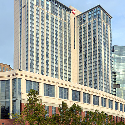 Baltimore Marriott Waterfront Hotel by John W. Cahill