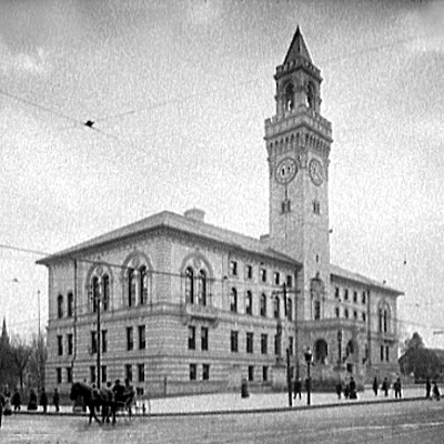 Worcester City Hall by Library of Congress, Prints and Photographs Division, Detroit Publishing Company Collection