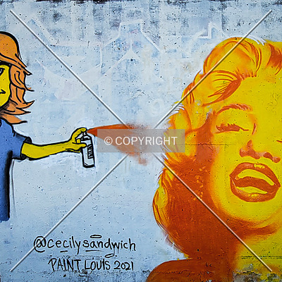 Saint Louis City Flood Wall (South Wall) by Ryan Hildebrand