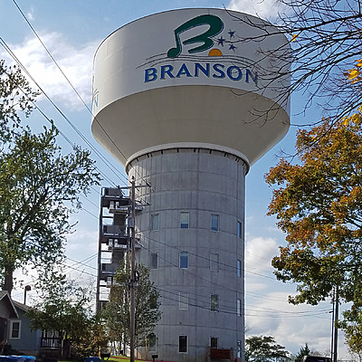 Branson Water Tower and Public Works Building by Ryan Hildebrand