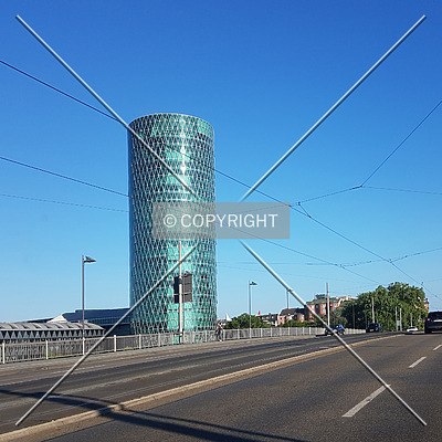 Westhafen Tower by Nephilim