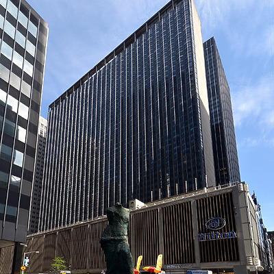 New York Hilton Hotel by John W. Cahill