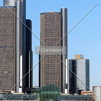 Renaissance Center 300 Tower by Nate Lindsey