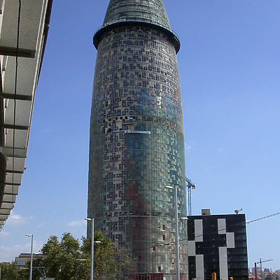 Torre Agbar by Cesar Serrano