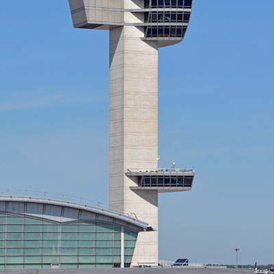 JFK International Airport ATC Tower by John W. Cahill