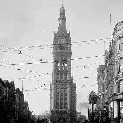 Milwaukee City Hall by Library of Congress, Prints and Photographs Division, Detroit Publishing Company