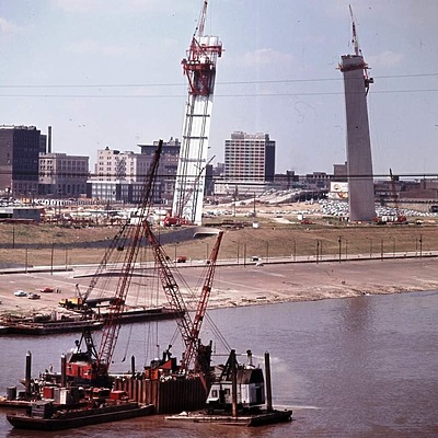 Gateway Arch by Historical Society of Missouri