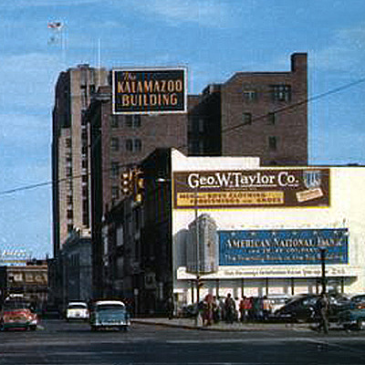 Kalamazoo Building by Water Wonderland Card Company