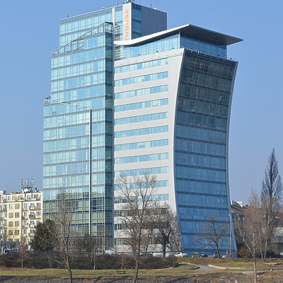 Lighthouse Vltava Waterfront Towers by Huopa