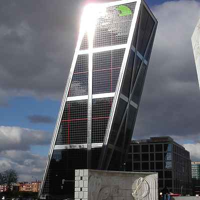 Puerta de Europa I by Cesar Serrano