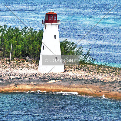 Nassau Harbour Lighthouse by Jorge Molina