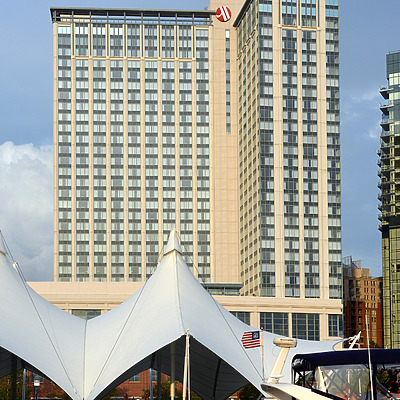 Baltimore Marriott Waterfront Hotel by John W. Cahill