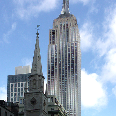 Empire State Building by Marshall Gerometta