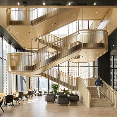 JPMorganChase World Headquarters by Nigel Young, courtesy of Foster + Partners