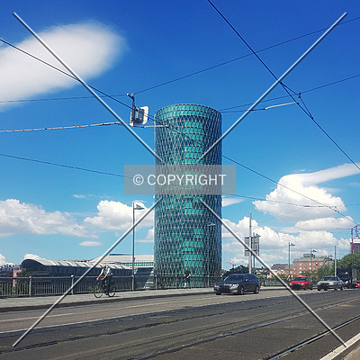 Westhafen Tower by Nephilim