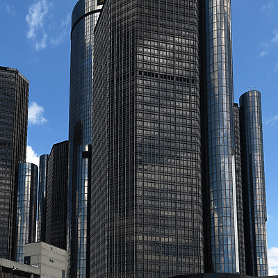 Renaissance Center 400 Tower by John W. Cahill