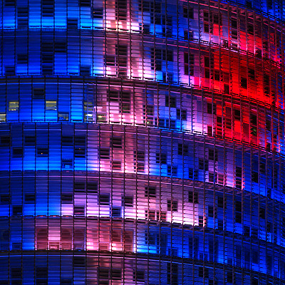 Torre Agbar by Cesar Serrano