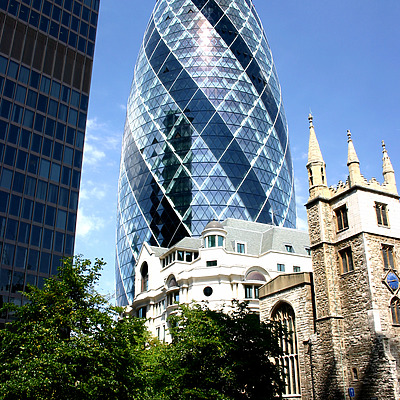 30 St Mary Axe by Tristram Compton